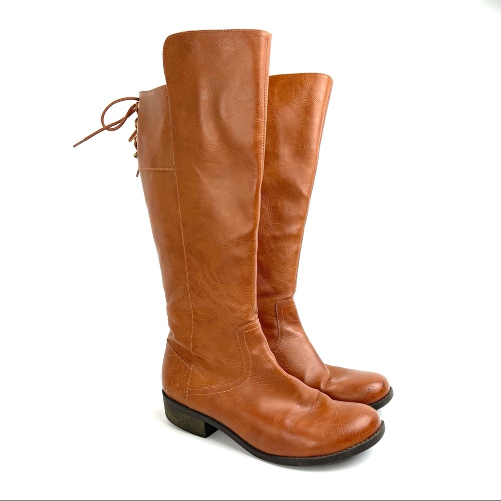 Arizona Vegan Chestnut Caramel Flat Riding Laces
